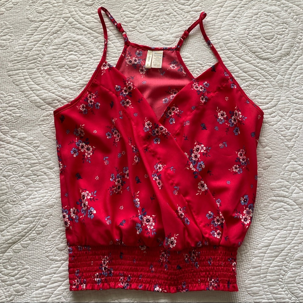Red blouse